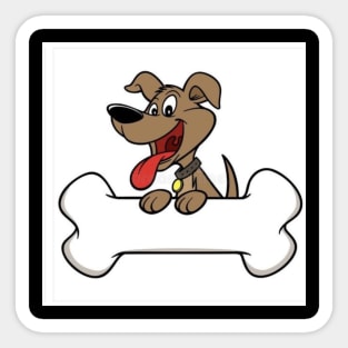 happy dog Sticker